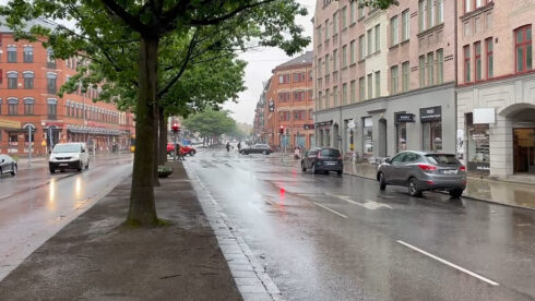    Nattligt körförbud återinförs på Bergsgatan inom kort. Foto: SD Malmö.