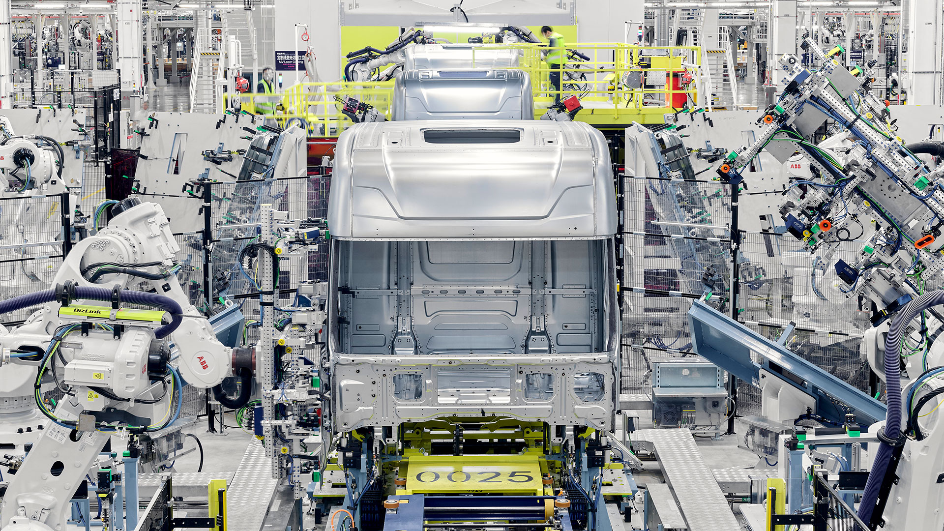 Produktion av Scania i Rugao, Kina. Foto: Scania.