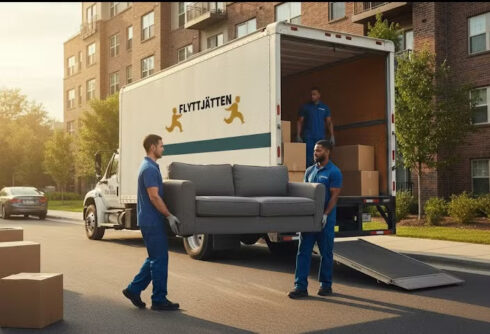 "Att flytta behöver inte innebära onödig miljöpåverkan", säger Flyttjätten. Foto: Flyttjätten. 