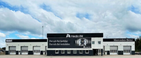Den 1 december öppnar Hedin Automotive Truck i Markaryd (på bild) och Jönköping samt Hedin Automotive i Malmö sina portar för IVECO-kunder. Foto: Hedin Trucks