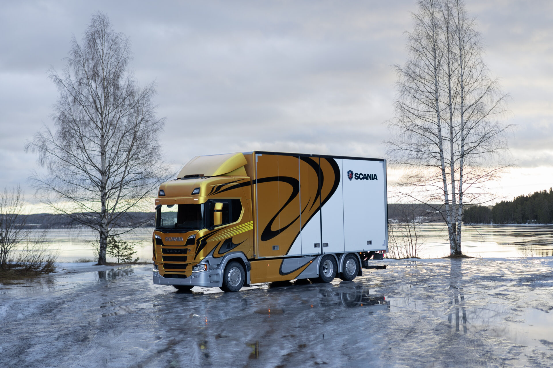 Scania blev också störst inom alla transportsegmenten. Foto: Scania.