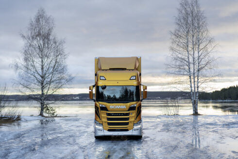 Scania Sverige passerar 50 %. Foto: Scania.