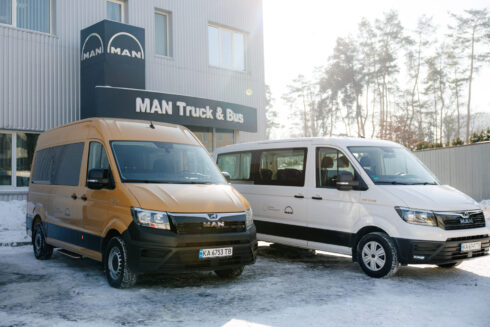   TGE-fordonen används i Zakarpatien-regionen. Foto: MAN.