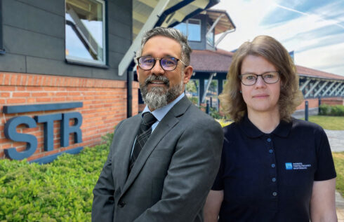 Sebastian Grimhäll och Maria Prole. Foto: STR Service AB och Magnus Jensner. Fotomontage
