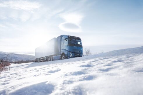  Volvos vätgasdrivna lastbilar kommer att vara bland de branschledande i prestanda. Foto: Volvo Lastvagnar.