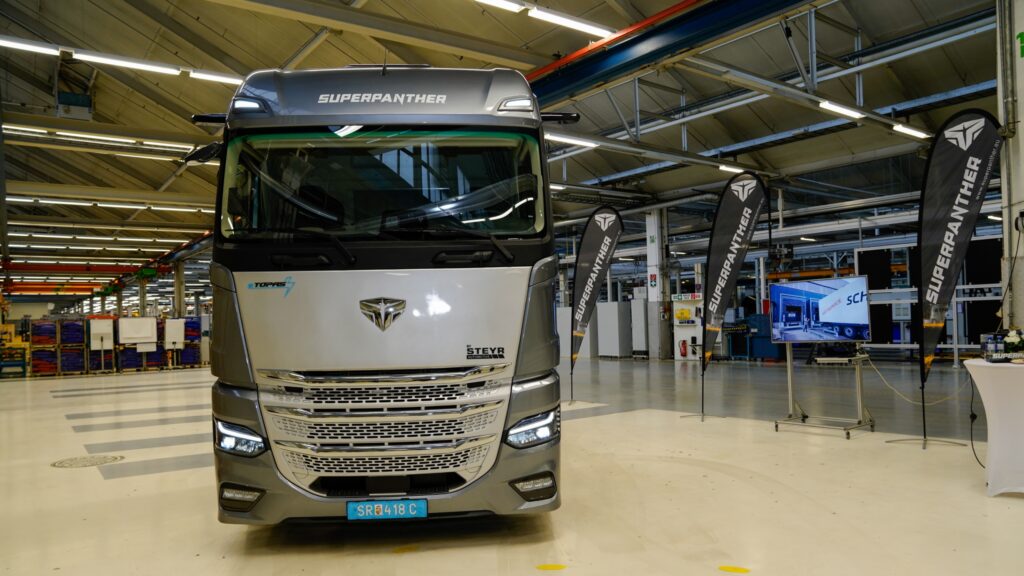 SuperPanther eTopas 600 kommer att bära en last på 15 ton under testerna. Foto: SuperPanther.