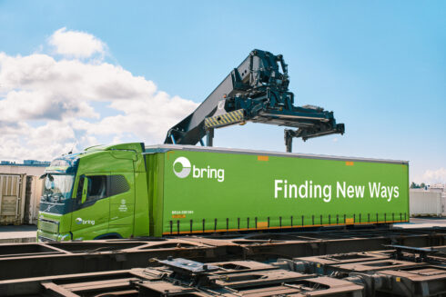 Transporterna har stort fokus på att hålla utsläppen nere. Foto: Bring.
